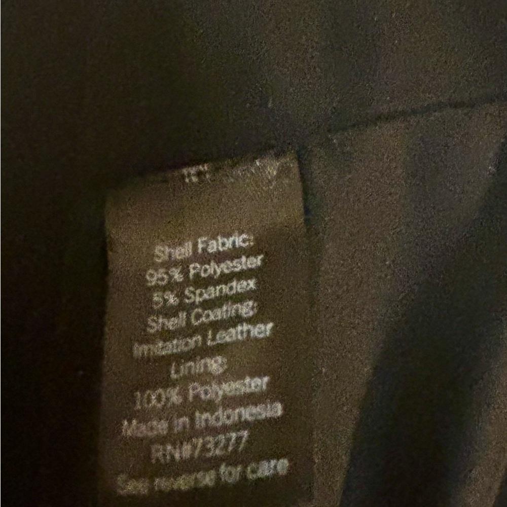 Simply Vera Wang Faux Leather Aline Skirt - Picture 9 of 10